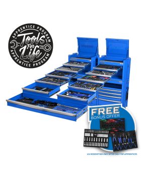 KINCROME  Contour V2 Workshop Tool Kit 729 Piece 22 Drawer 60" - APP