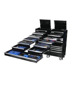 KINCROME  Contour V2 Workshop Tool Kit 729 Piece 22 Drawer 60" Black