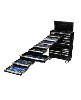 KINCROME  Contour V2 Workshop Tool Kit 595 Piece 17 Drawer 42” Black