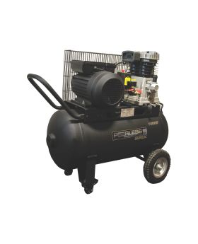 PEERLESS BLACK PB14000 Single Phase Air Compressor: Belt Drive, 10Amp, 2.5HP, 220LPM