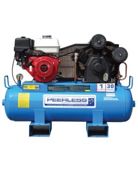 PEERLESS PHP30 Petrol Air Compressor: Belt Drive, Honda GX270, 620LPM - for High Pressure