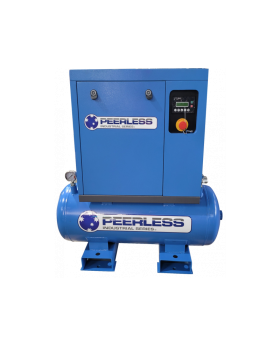 PEERLESS PS3/8 Single Phase Scroll Air Compressor: Direct Drive, 15Amp, 3HP, 320LPM at 8Bar