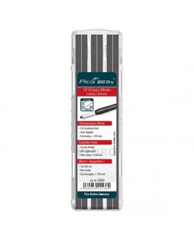 PICA Industrial Refillable BigDry Lead Marker Pencil-12pce Refill Graphite Carpenter 6050