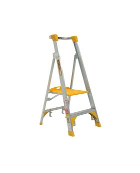 Gorilla PL002-HD Platform ladder Aluminium 0.6m (2ft) Aluminium 180kg Heavy Duty Industrial