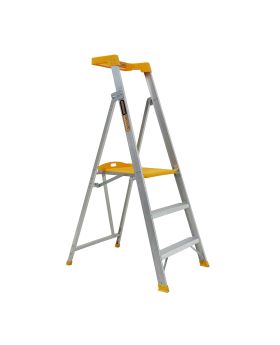 Gorilla PL003-PRO Platform ladder 3 Step (0.85m) Pro-Lite Aluminium 150kg Industrial