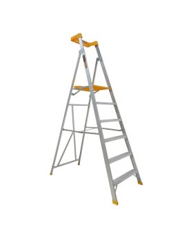 Gorilla PL006-PRO Platform ladder 6 Step (1.74m) Pro-Lite Aluminium 150kg Industrial