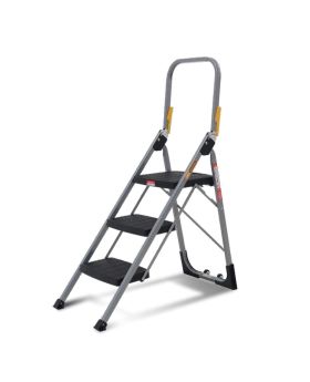 Gorilla PL3-STAIR Industrial 3 Stair ladder Steel 120kg Industrial