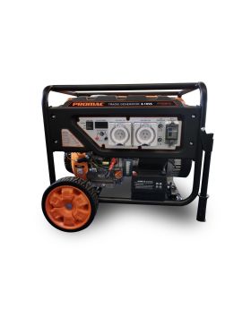 Promac ptg081e Petrol 8.1kva Pure Sine Wave Generator Electric Start With 15hp Macht Motor & Jobsite Ready Pack