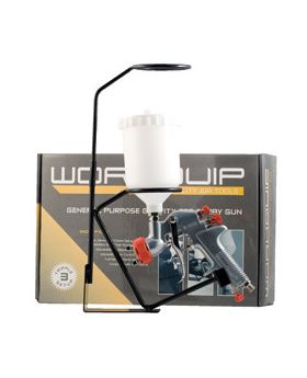 Workquip P102G Gravity Spray Gun With Stand & 3 Tip Setups-ATD