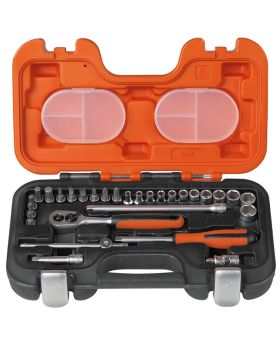 Bahco s290 29 Piece 1/4" DR Metric Socket Set