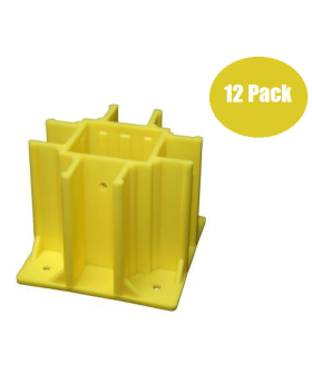 IMPACTA SAFETY BOOT Temporary Job Site Guard Rail System-12PCK safetybootx12 