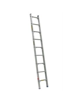 Gorilla SBL009-I Single builders ladder 2.7m (9ft) Aluminium 140kg Industrial