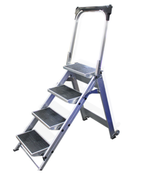 RICHMOND - Compact Aluminium Step Ladder - 4 Step