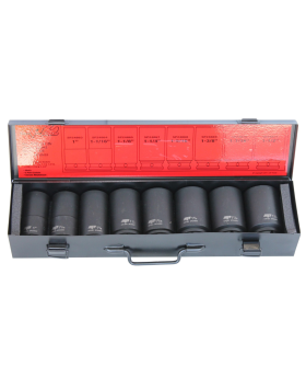 SP Tools  - 8PC 3/4"DR DEEP IMPACT SOCKET SET - 6PT SAE