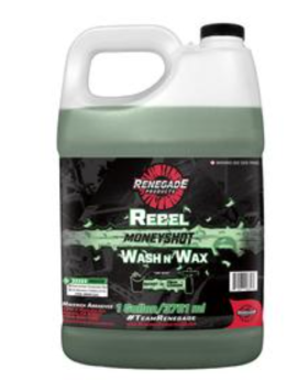 RENEGADE Rebel Moneyshot Wash Nâ€™ Wax Soap - 3.78ltr