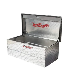 Weather Guard Ute Chest Aluminium 269ltrs (1200 X 600 X 500mm Clear Storage Flat Lid)