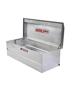 Weather Guard Ute Chest Aluminium 343ltrs (1500 X 600 X 500mm CLEAR Storage Flat Lid)