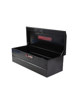 Weather Guard Ute Chest Aluminium 343ltrs (1500 X 600 X 500mm BLACK Storage Flat Lid)