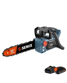 Senix X2 18V Cordless Brushless 25cm (10") Top Handle Chainsaw Kit