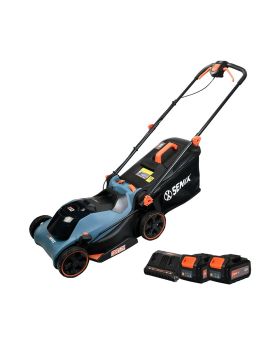 Senix 2X2 cordless 36V(2x18v) 38cm (15") Lawn Mower Kit