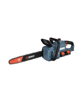 Senix 2X2 cordless 36V(2x18v) Brushless 40cm (16") Rear Handle Chainsaw Bare Unit Skin