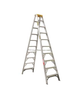 GORILLA 3m (10ft) Double Sided Aluminium 180Kg Heavy Duty Step Ladder SM010-HD