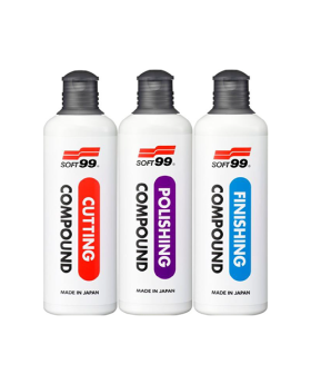 SOFT99 Machine Grande Compound Trio Kit-Cutting,Polishing, Finishing