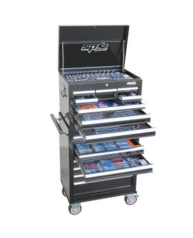 SP Tools SP50165 609PC Custom Series Tools Kit in Top Chest & Roller Cabinet-BDD