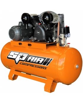 SP TOOLS 5.5HP Twin Cast Electric Stationary Air Compressor SP25-BD