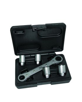 SP TOOLS STUD REMOVER SOCKET & WRECH SET 5PCS GO-THROUGH SP31253