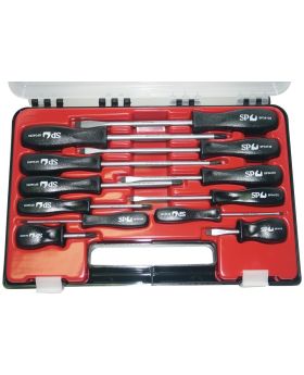 SP TOOLS 12pc Screwdriver Set in Plastic Case SP34000