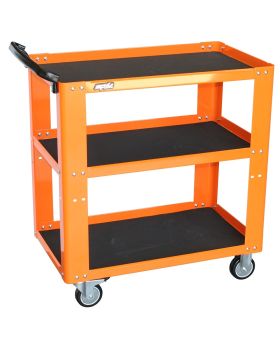 SP TOOLS 3 Shelf Professional Service Trolley -ORANGE SP40019