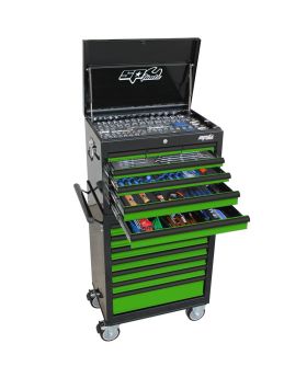 SP Tools SP50104G 244PC Custom Series Tool Kit - Black/Green