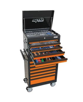 SP Tools SP50104OR 244PC Custom Series Tool Kit - Black/Orange