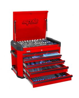 SP Tools SP50136 267 Piece 7 Drawer Concept Series Metric Tool Kit - Red