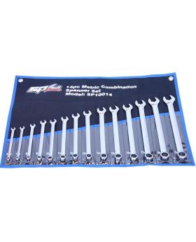 SP Tools SP10014LE 10014LE 14pc Metric Combination Spanner Set 