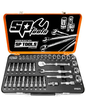 SP Tools 39PC - 3/8"DR SOCKET SET - METRIC, INHEX, TORX & SPLINE 