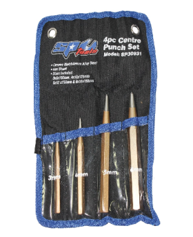 CENTRE PUNCH SET - 4PC