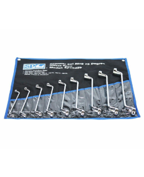 Double Ring Spanner Set 9 Piece Metric