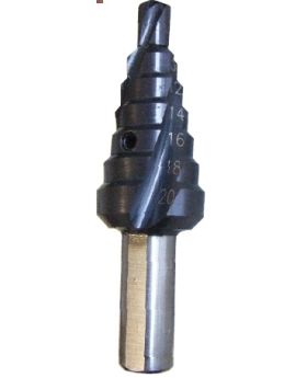 EXCISION 26020  3 flute Step Tree Drill Bit- 5-20mm 