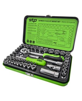 SUPATOOL STP By Kincrome STP2050 1/4" & 3/8" Drive Socket Set-50pce