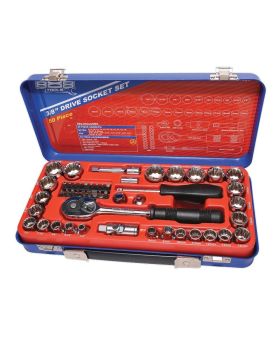 SP TOOLS - 888 TOOLS Socket Set 3/8" Drive 50 Piece T820201