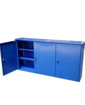VEK Tools 1011tq 3 Door Loackable Wall Cabinet-Blue