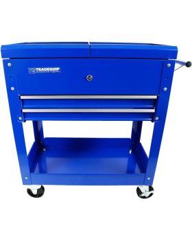  TradeQuip Lockable Sliding Workshop Trolley with 2 Drawers- 6019T  -BFD