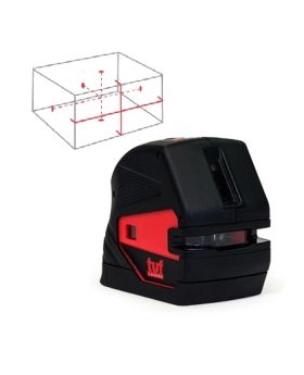 Tuf Lasers Cross Line & 5 Point Red beam Laser Level-TUFXLINE5DOT