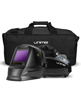 Unimig  Auto Darkening Welding Helmet With Air Purifying Respiration System -U21014K -FDD