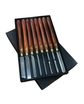 Woodfast 8Pce HSS Woodturning Chisel Set