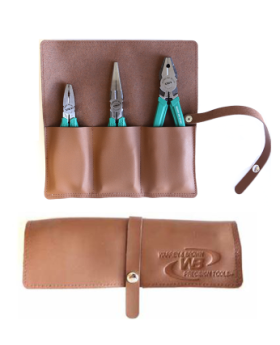 WARREN & BROWN Multi Purpose Screw Removal Pliers Kit In Leather Roll-3pce PZKIT