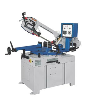 ITM BANDSAW, 260MM CAP, SWIVEL HEAD, DUAL MITRE, 2 SPEED 415V 3PH, HYD DOWN FEED