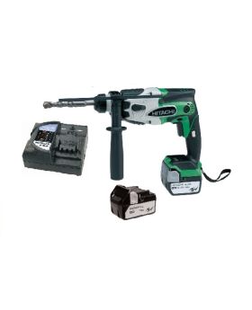 Hitachi DH14DSL  14.4V 3.0ah Li-Ion Cordless Slide Rotary Hammer Drill Combo Kit